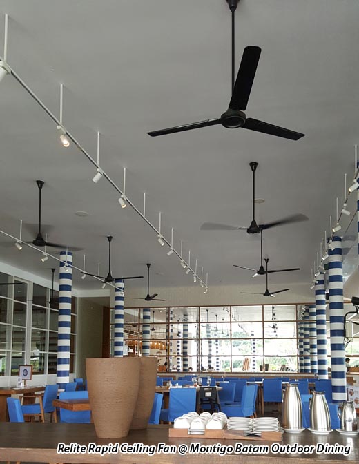 Commercial_Relite Rapid Ceiling Fan @ Montigo Batam Outdoor Dining